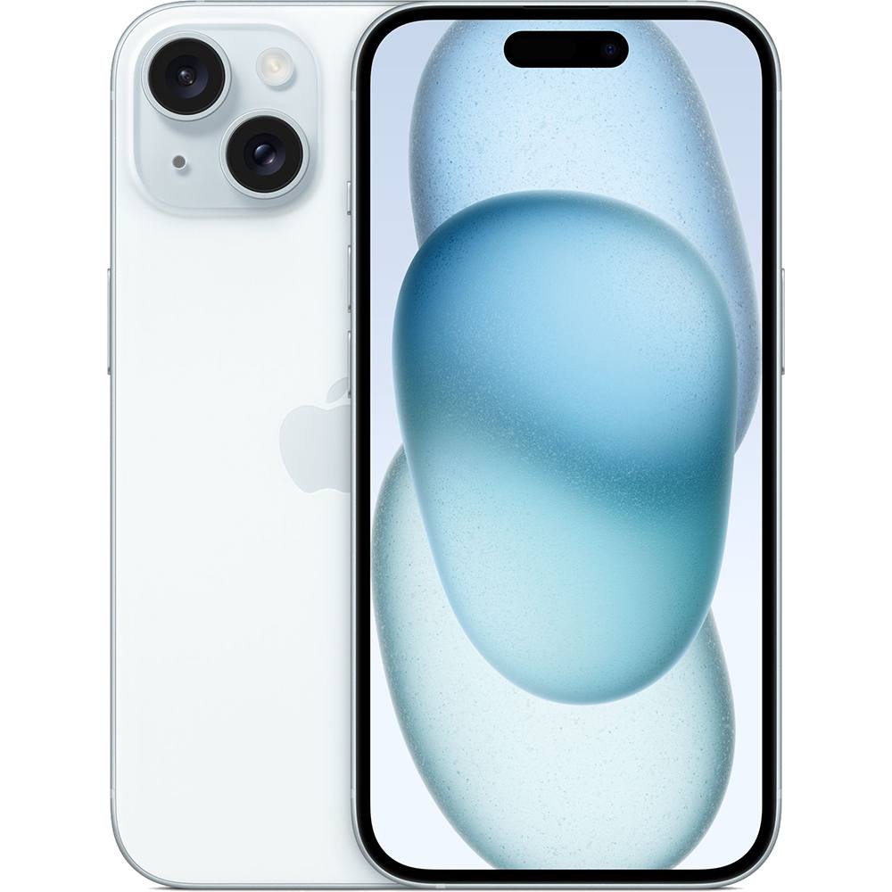 Смартфон Apple iPhone 15 128 ГБ голубой купить в Перми по цене от  70 490 ₽